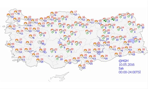 Sıcak hava Pazartesi'den itibaren geliyor