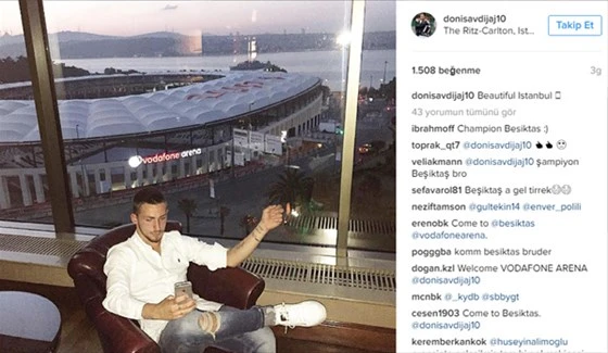 Genç yıldız Beşiktaş için İstanbul'da