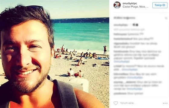 Onur Büyüktopçu da Nice'teydi