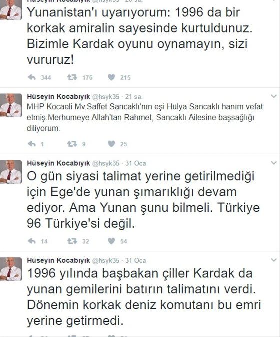 AK Partili vekil Yunanistan'ı uyardı! Sizi vururuz