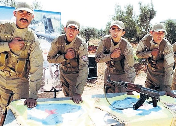 Hani PKK ile YPG arasında bağ yoktu, Öcalan posteri altında yemin