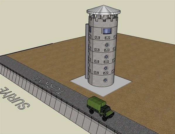 Sınıra şimdi de ‘kulekol’ inşa ediliyor