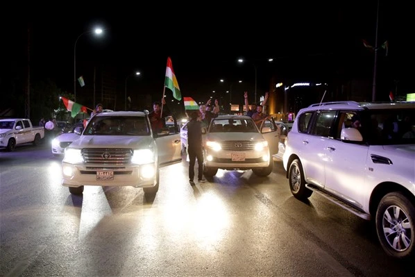 Erbil'de gerilim! Halk silahlarla sokağa çıktı