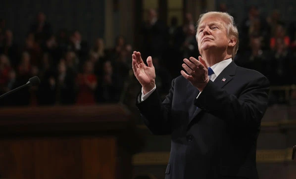 Donald Trump alay konusu oldu! 6 dakika boyunca...