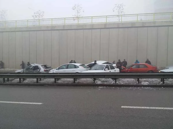 Konya’da 32 araç birbirine girdi