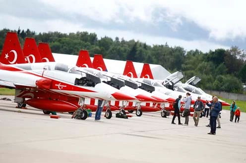 Türk Yıldızları Moskova semalarında