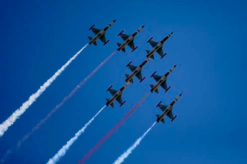 Türk Yıldızları Moskova semalarında