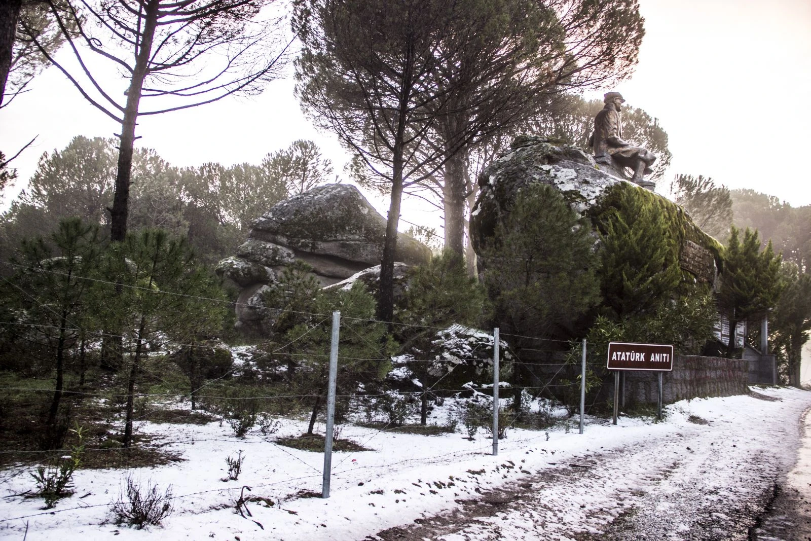 Erzincan'da kar yağışı ve sis ulaşımı olumsuz etkiledi