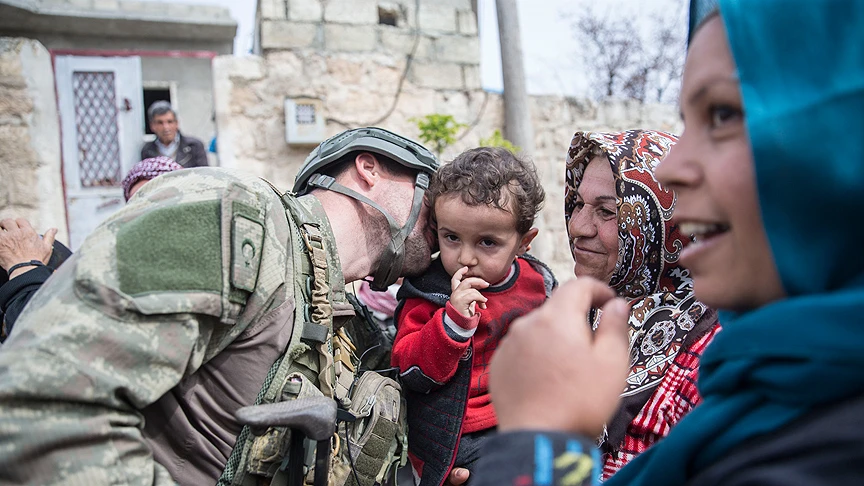 'Türk askerini görünce kurban kestik'