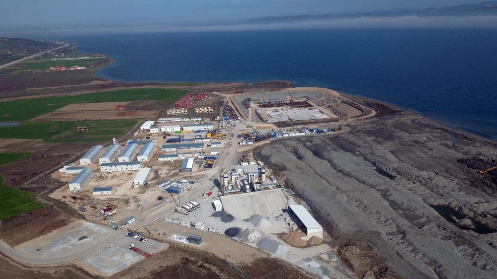 1915 Çanakkale Köprüsü’nde çalışmalar ilk kez drone ile havadan görüntülendi