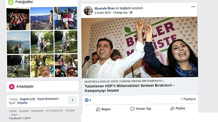 Sosyal medyadan Öcalan fotoğrafları paylaşan aday, belediye meclisinde