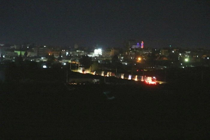 Irak'tan Suriye'ye geçen ABD konvoyu 15 nisan 2019'da görüntülendi