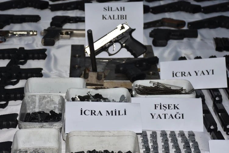 Kaçak silah fabrikasına helikopterli operasyon
