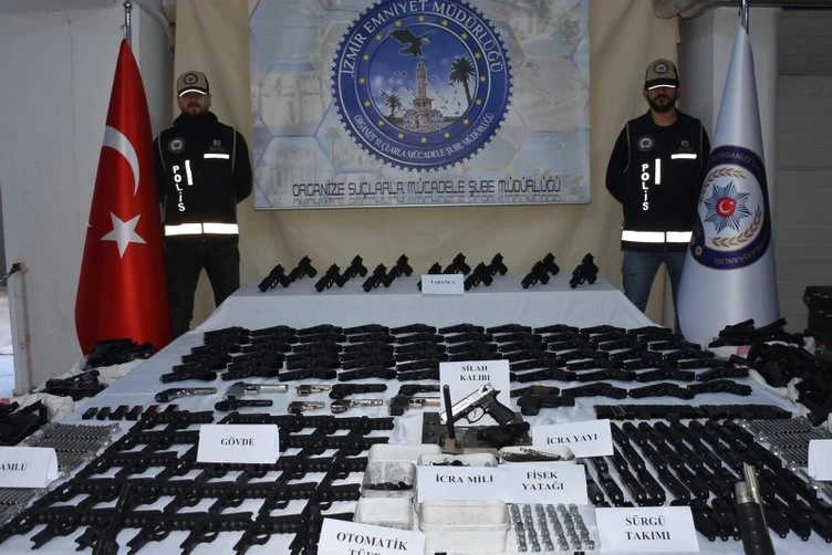 Kaçak silah fabrikasına helikopterli operasyon