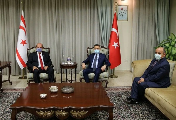 Kıbrıs Barış Harekatı'nın 46'ncı yıl dönümü için kutlama töreni! Türkiye'yi Fuat Oktay temsil ediyor