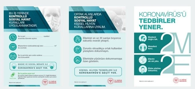 Sağlık Bakanlığından koronavirüse karşı özel afişler