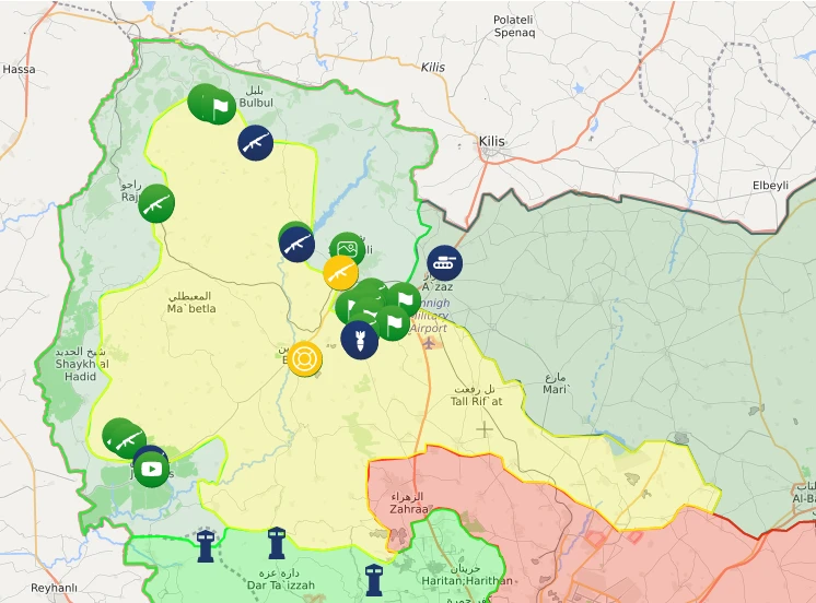 Afrin ilçe merkezine girildi! Afrin’den son dakika haberleri gelmeye başladı