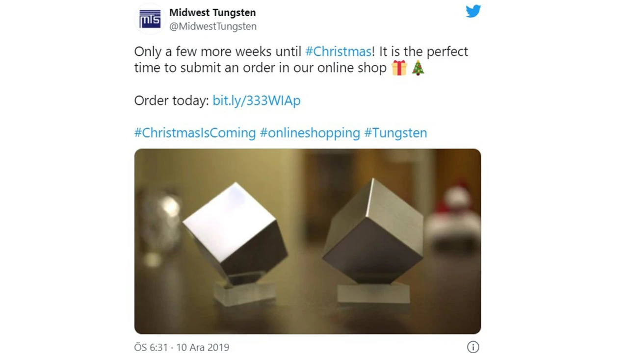 Volfram çılgınlığı büyüyor! Bir kez dokunabilmek için milyonları harcıyorlar (Volfram küpleri nedir?)