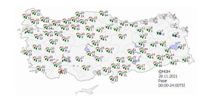 36 şehre kar yağacak! Hava sıcaklıkları düşüyor