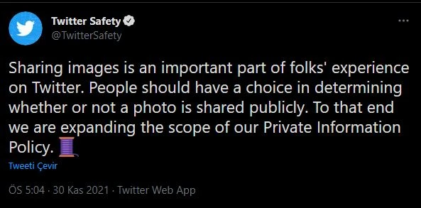 Twitter’dan kullanıcılarını ilgilendiren açıklama! Rızası olmadan paylaşma yasaklandı