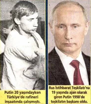 Putin 43 yıl önce Türkiye'de de ajanlık yapmış