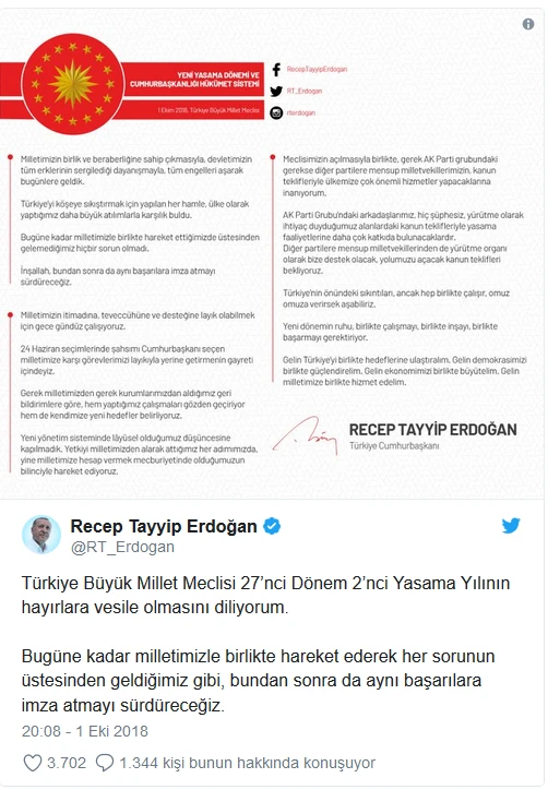 Cumhurbaşkanı Erdoğan'ın açıklamaları