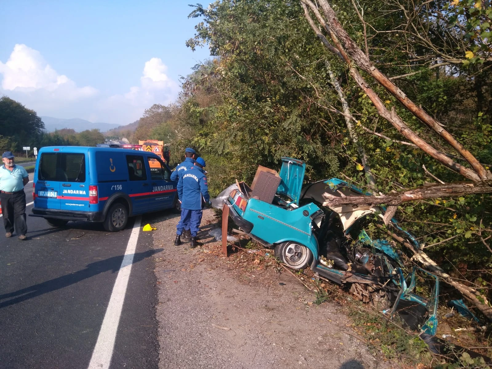 Kazada oğlu öldü, baba yaralandı!