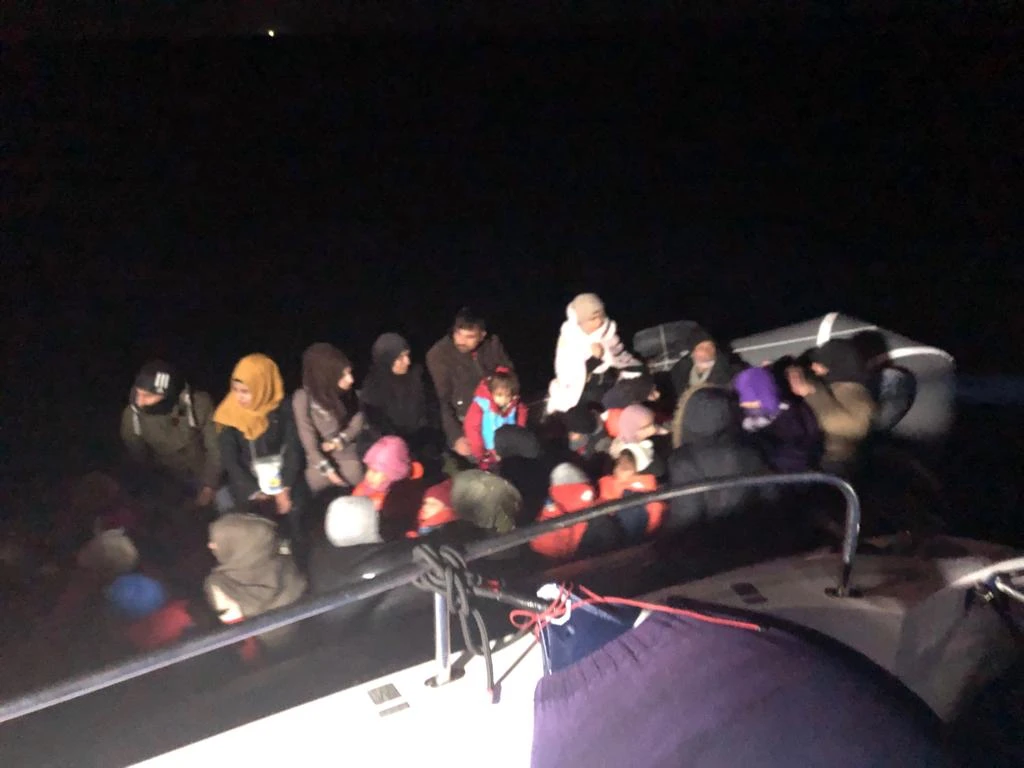 Didim'de 114 kaçak göçmen yakalandı