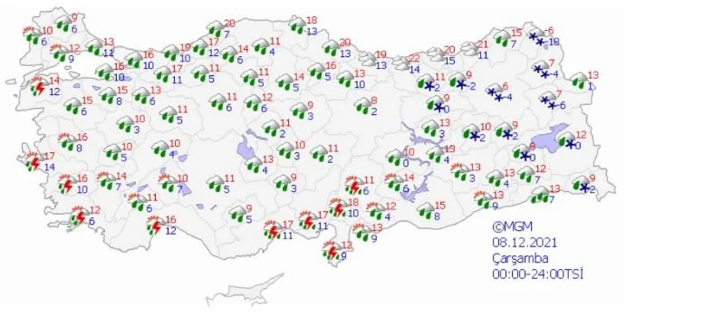 Meteoroloji'den uyarı: Kar ve yağmur geliyor
