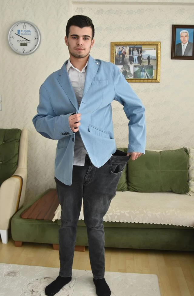 Arkadaşları 'şişko' diye dalga geçince, 6,5 ayda 53 kilo verdi