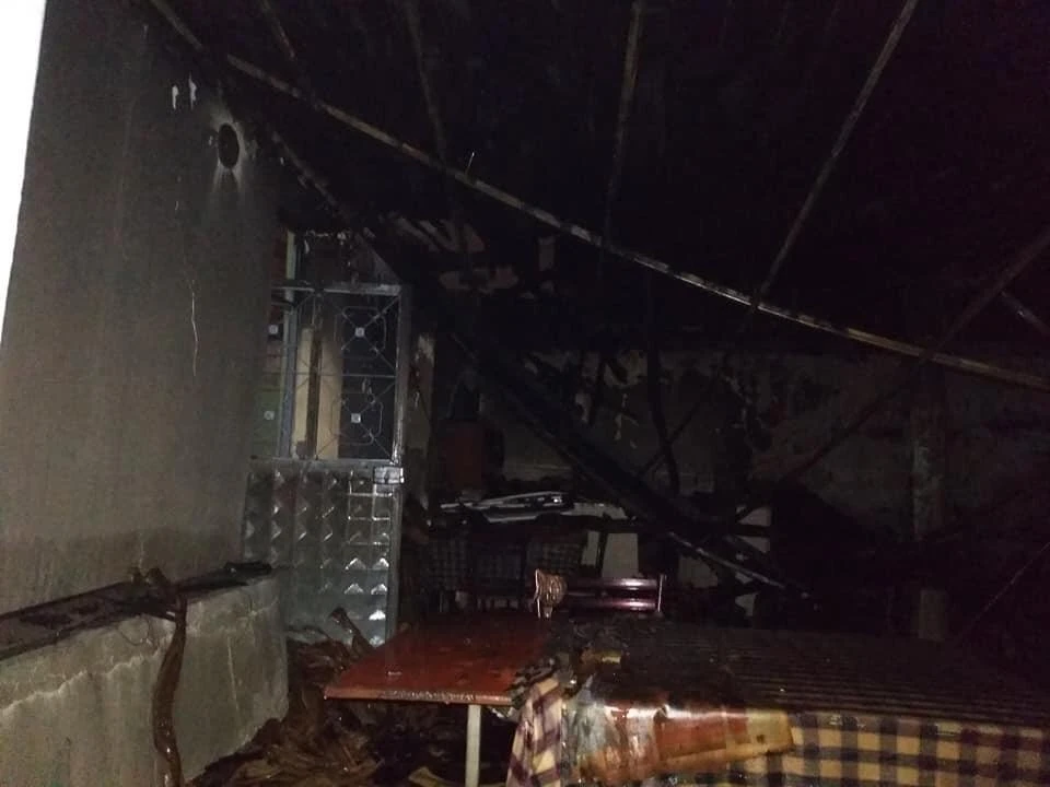 Bilecik'te köy kahvesi cayır cayır yandı