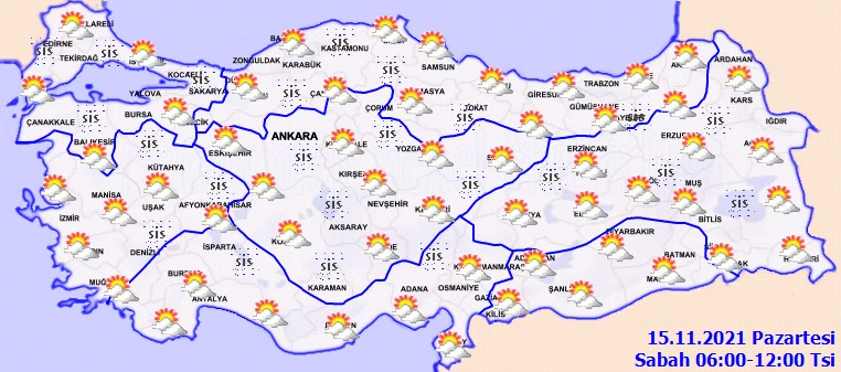 Meteoroloji İstanbul için saat verdi! 8 ilde sağanak uyarısı (15 Kasım hava durumu)