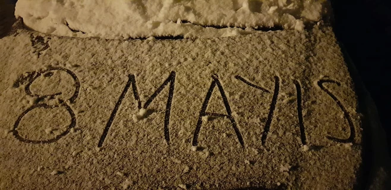 Konya’nın bazı ilçelerine Mayıs’ta kar sürprizi