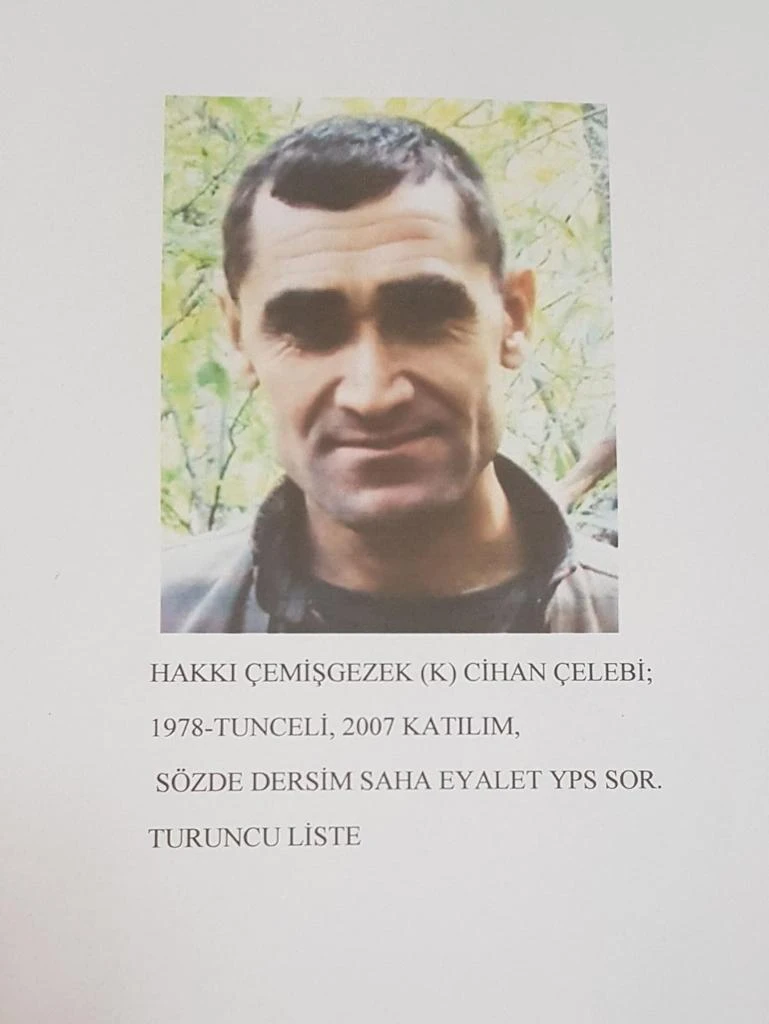 1’i Turuncu, 3’ü Gri kategoride yer alan teröristler etkisiz hale getirildi