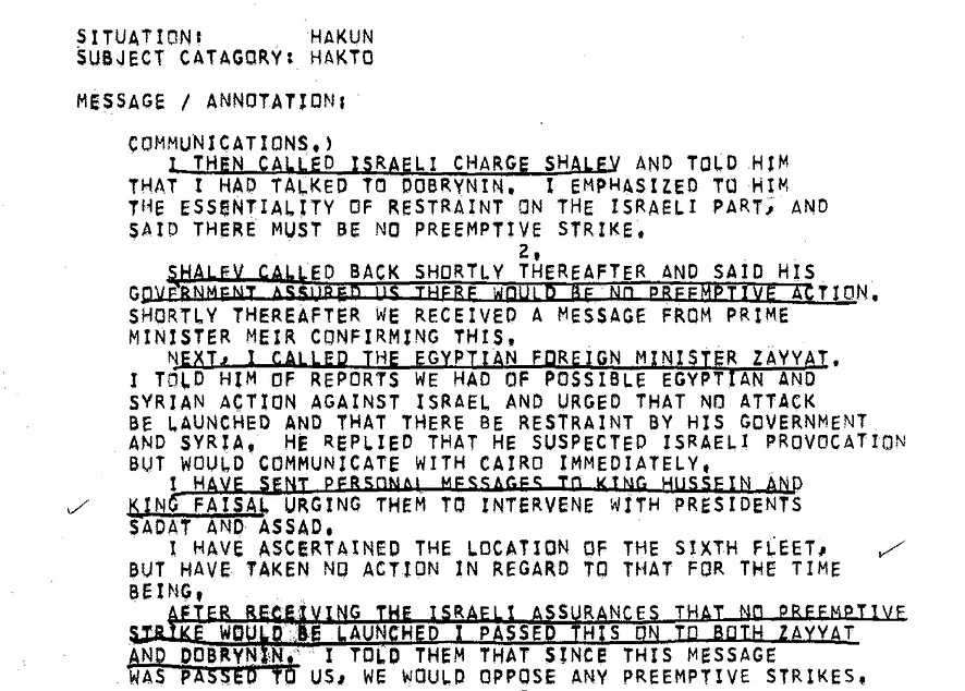 CIA 'sır savaşı' bir gün önceden raporlamış