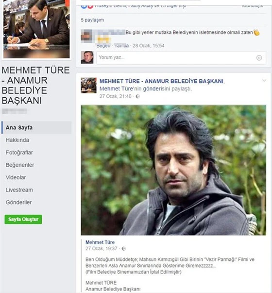 'Vezir Parmağı' filmine yasak!