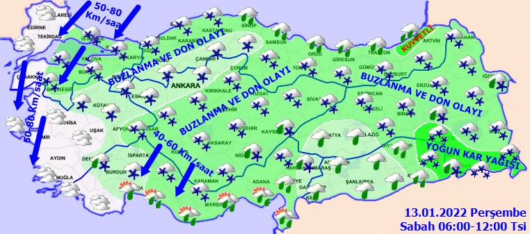 Kar yağışı ne kadar devam edecek? Meteoroloji'den açıklama geldi (13 Ocak hava durumu)