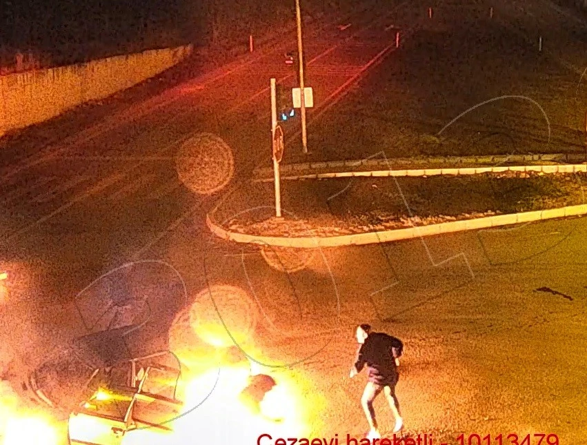 Bir anda alev topuna döndü, faciadan dönüldü