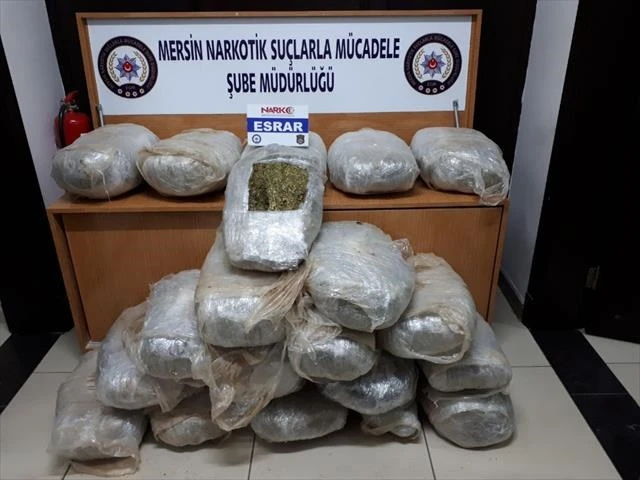 Ormana gizlenen uyuşturucu drone ile bulundu