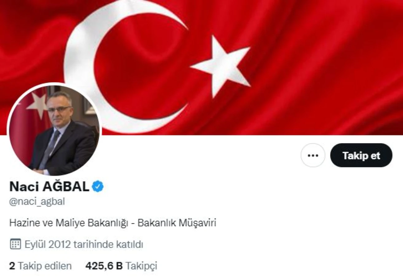 Naci Ağbal'a yeni görev: Hazine ve Maliye Bakanlığı'nda bakanlık müşaviri oldu