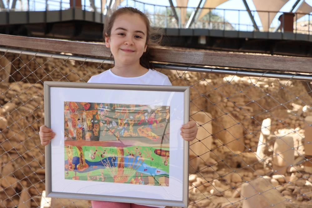 Japonya’da dereceye giren Lara, hayali olan Göbeklitepe’yi gezdi