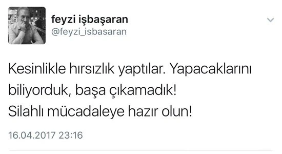 Feyzi İşbaşaran yeni provokasyon peşinde