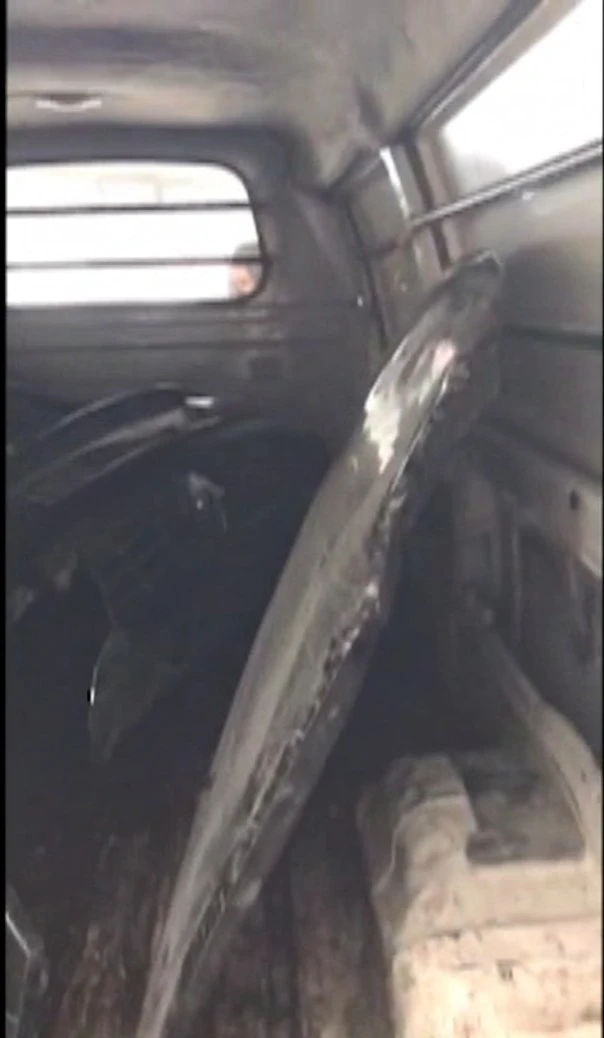 Çalınan otomobil bir gün sonra bu hale geldi...