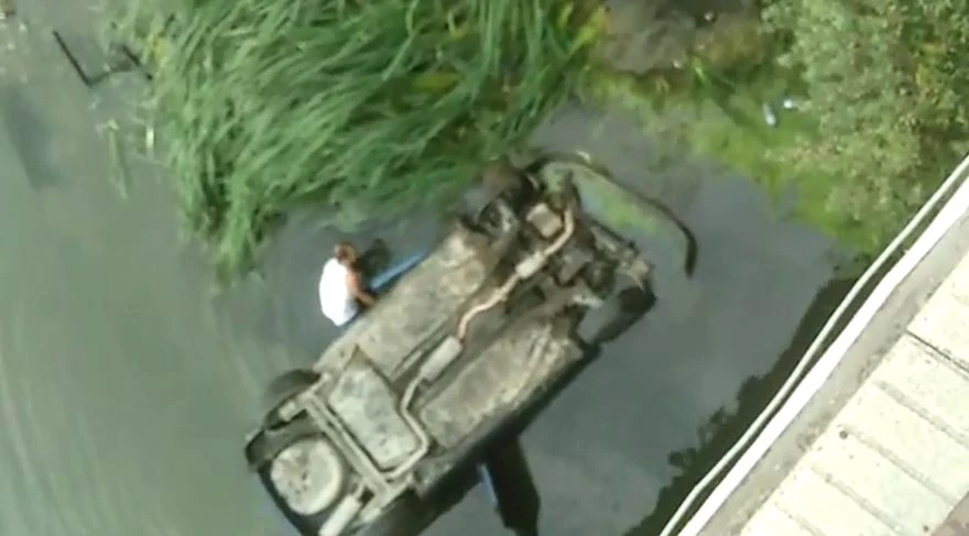 Amasya'da otomobilin ırmağa uçtuğu kazada acı haber geldi!