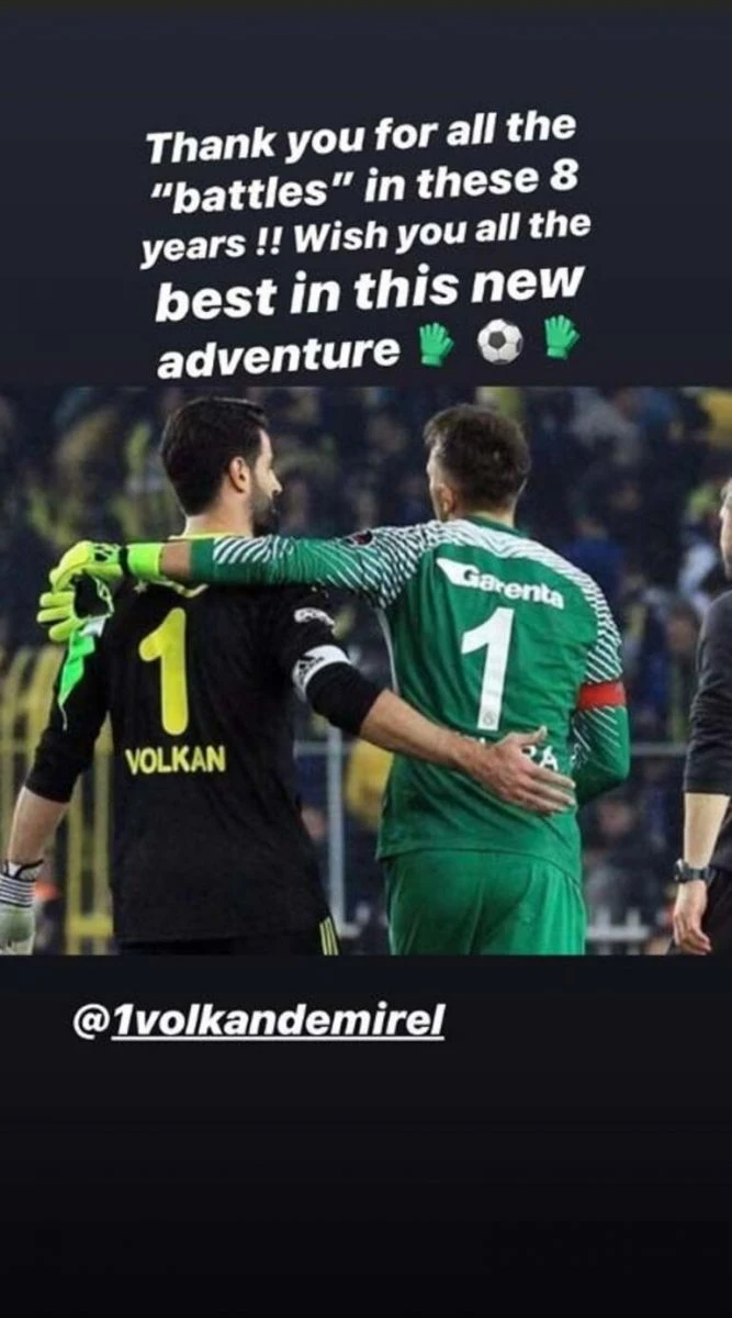 Muslera'dan Volkan Demirel'e büyük jest