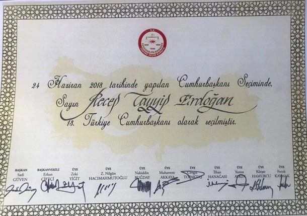 YSK kesin seçim sonuçlarını açıkladı