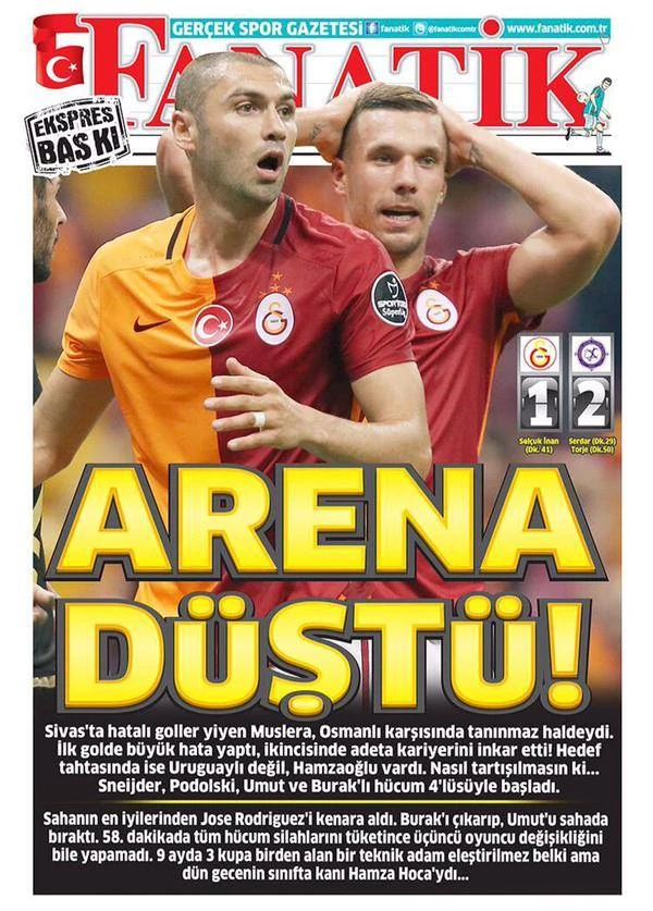 Fanatik'in manşeti olay oldu