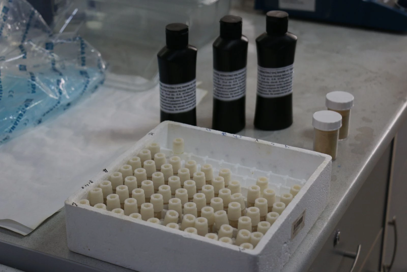 Erzurum'da yerli "nano-keratin" üretildi