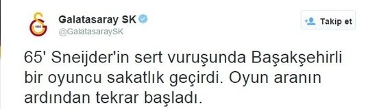 Galatasaray'dan Emre Belözoğlu'na sansür iddiası: Başakşehir maçı detayı