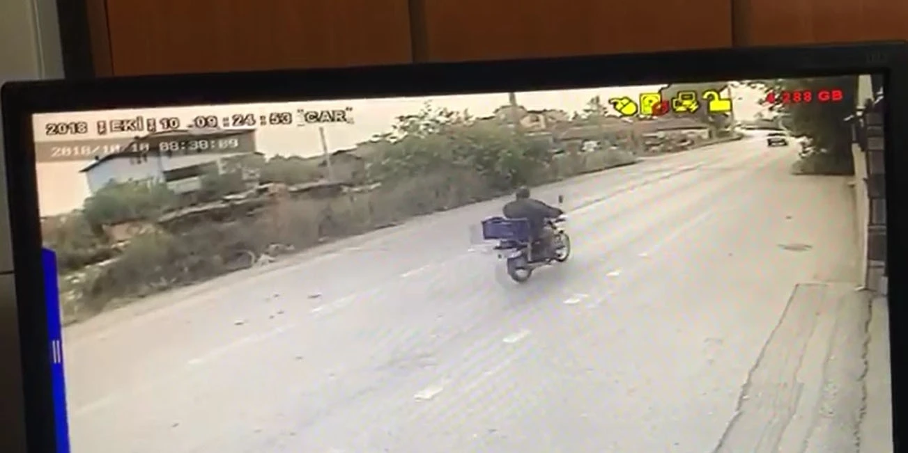 İnegöl'de dehşet veren kaza saniye saniye kamerada